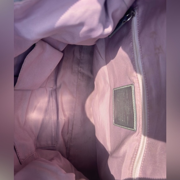 Gray Coach Signature Bag - Picture 9 of 13